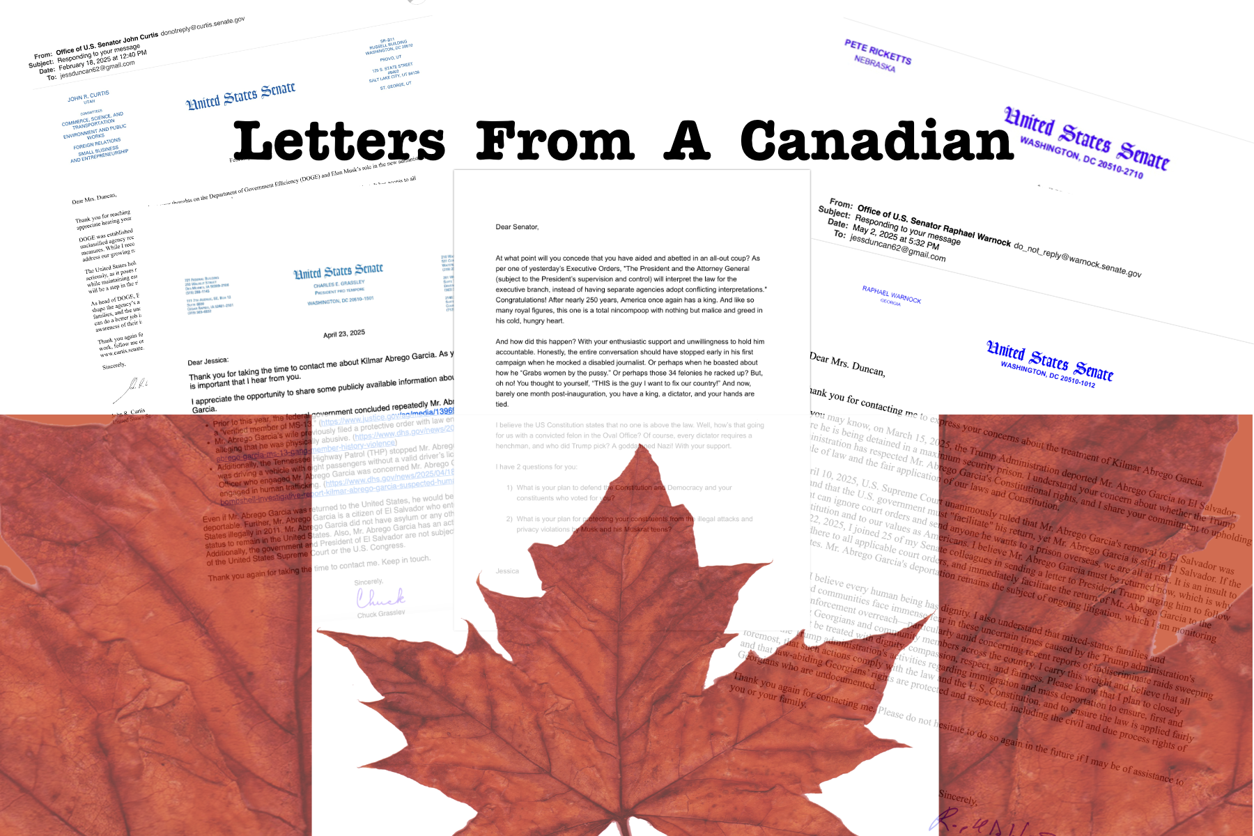 Letters From A Canadian