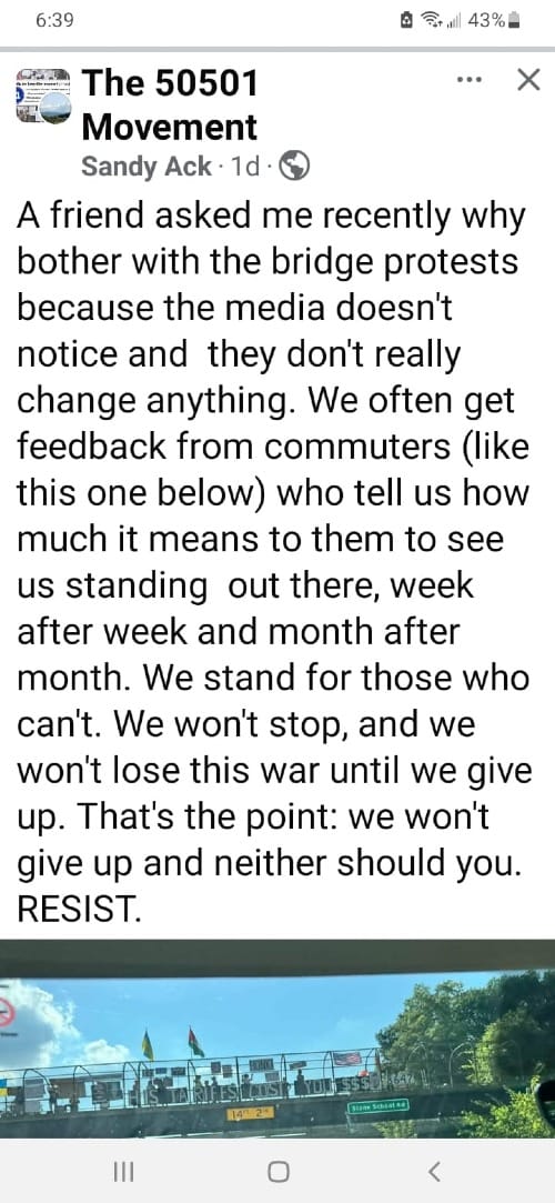 Why we write letters (march, protest, resist...)