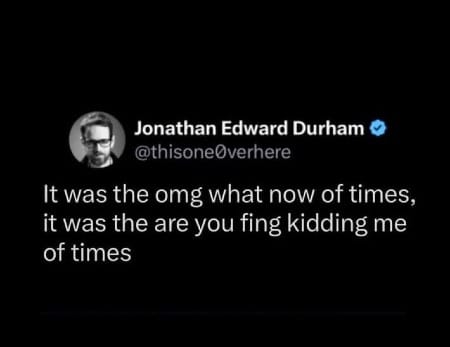 Keeping Our Heads Up in This Upside Down World.